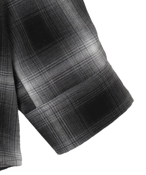 WEGO（ウィゴー）の「WEGO/【25年春夏新作】フードチェックBIGシャツ（シャツ/ブラウス・レディース・ネイビー/ブラック/レッド/サックスブルー・FREE）」の16枚目の写真