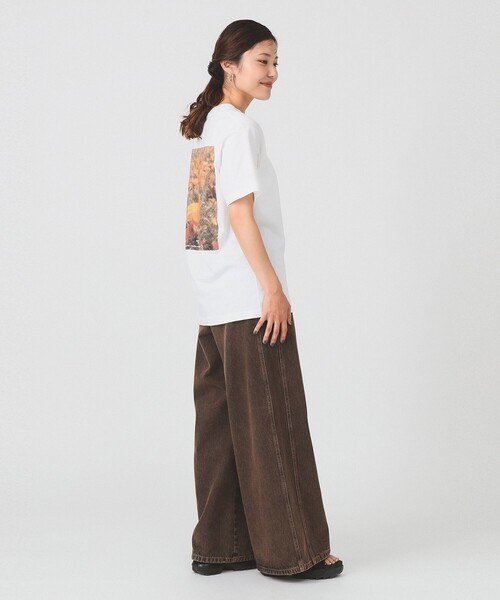 THE NORTH FACE（ザノースフェイス）の「THE NORTH FACE / ショートスリーブ フラッシュドライ ピクセル プラント コットン Tシャツ（Tシャツ/カットソー・レディース・ブラック/ホワイト・X-SMALL）」の4枚目の写真