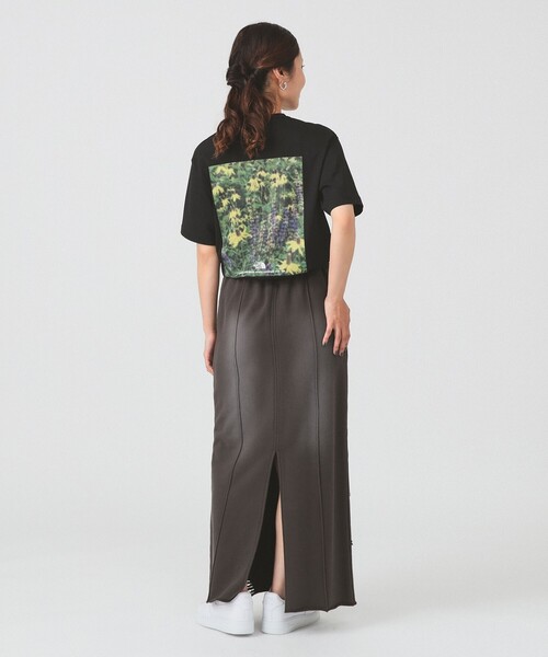 THE NORTH FACE（ザノースフェイス）の「THE NORTH FACE / ショートスリーブ フラッシュドライ ピクセル プラント コットン Tシャツ（Tシャツ/カットソー・レディース・ブラック/ホワイト・X-SMALL）」の7枚目の写真