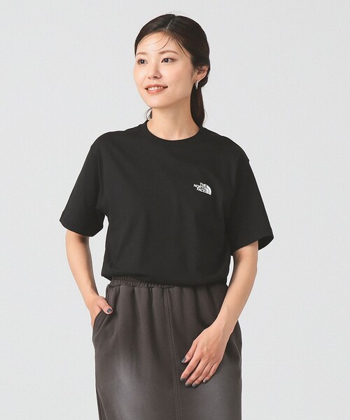 THE NORTH FACE（ザノースフェイス）の「THE NORTH FACE / ショートスリーブ フラッシュドライ ピクセル プラント コットン Tシャツ（Tシャツ/カットソー・レディース・ブラック/ホワイト・X-SMALL）」の8枚目の写真