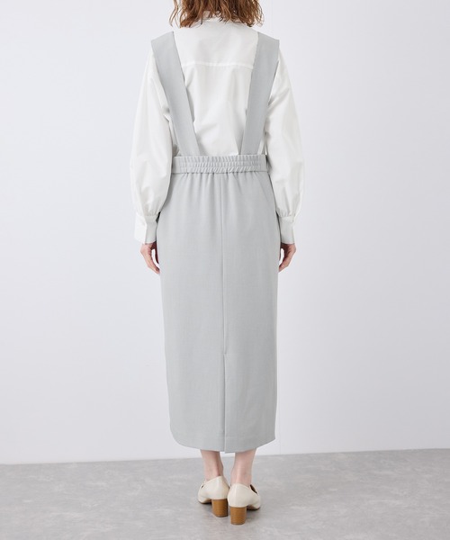 ROPE' PICNIC（ロペピクニック）の「デザインポケットジャンパースカート（ジャンパースカート・レディース・ベージュ/ライトグレー/ブラック・36/38）」の20枚目の写真