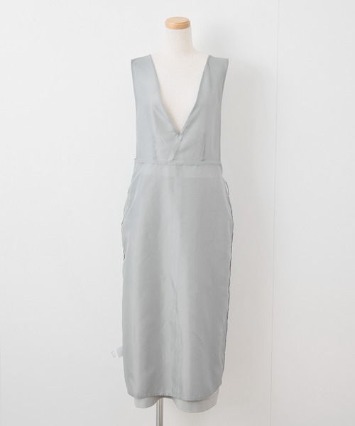 ROPE' PICNIC（ロペピクニック）の「デザインポケットジャンパースカート（ジャンパースカート・レディース・ベージュ/ライトグレー/ブラック・36/38）」の16枚目の写真