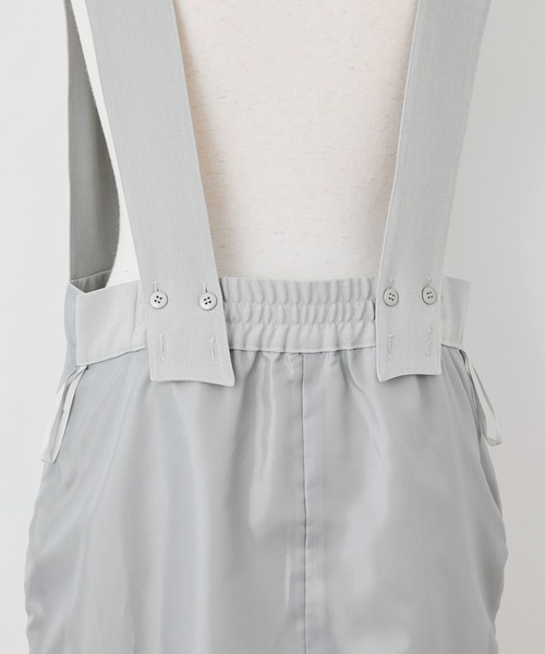 ROPE' PICNIC（ロペピクニック）の「デザインポケットジャンパースカート（ジャンパースカート・レディース・ベージュ/ライトグレー/ブラック・36/38）」の6枚目の写真