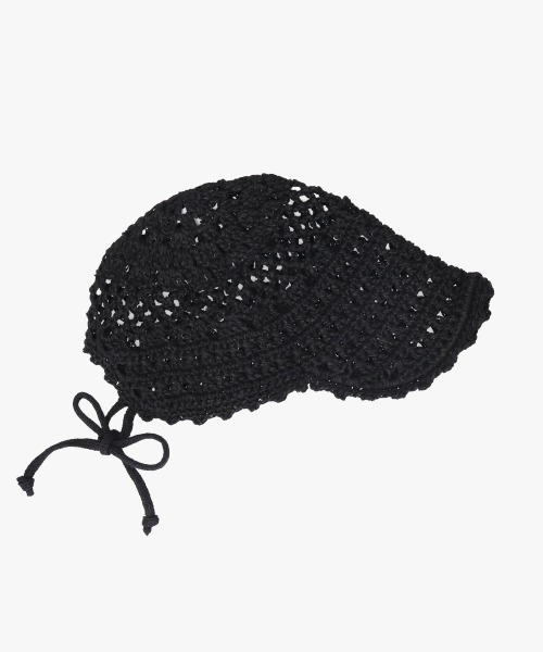 OVERRIDE（オーバーライド）の「OVERRIDE  CROCHET CAP SG / オーバーライド（キャップ・レディース・ブラック/グレー/ライトグリーン・57~59cm）」の8枚目の写真