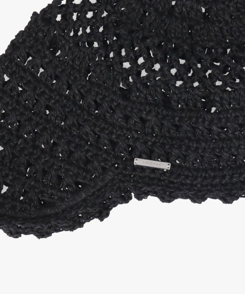 OVERRIDE（オーバーライド）の「OVERRIDE  CROCHET CAP SG / オーバーライド（キャップ・レディース・ブラック/グレー/ライトグリーン・57~59cm）」の10枚目の写真