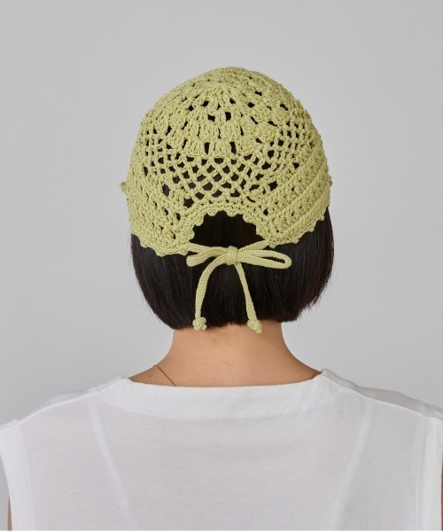 OVERRIDE（オーバーライド）の「OVERRIDE  CROCHET CAP SG / オーバーライド（キャップ・レディース・ブラック/グレー/ライトグリーン・57~59cm）」の15枚目の写真