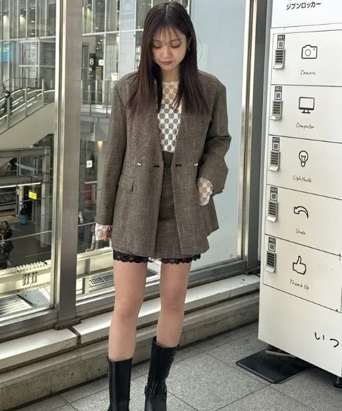 ROSE BUD(ローズバッド)の「レースシアートップス(Tシャツ/カットソー・レディース・ホワイト/ブラック・ONE SIZE)」の8枚目の写真