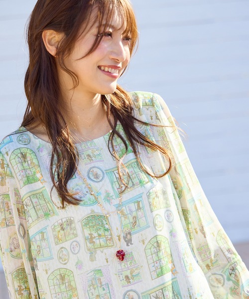 Jolly Poupee(ジョリープッペ)の「【22fabric】ムービースタジオ/レイヤードブラウス(シャツ/ブラウス・レディース・ブルー/ベージュ・42/38/46)」の15枚目の写真