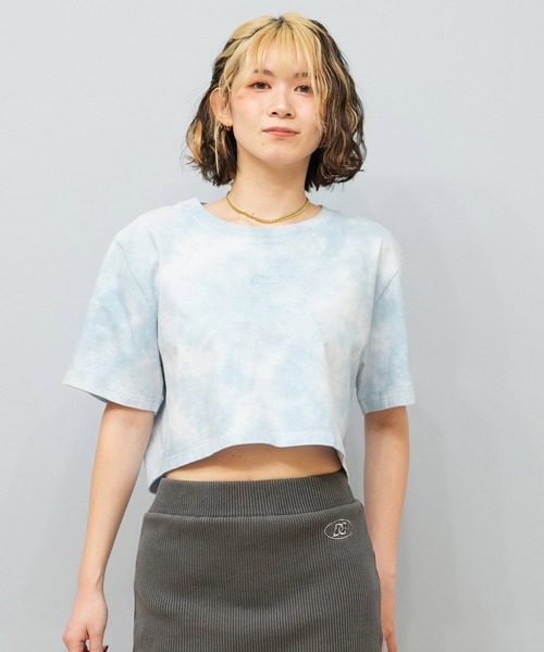 NEW ERA/ニューエラ タイダイ柄/クロップド丈Tシャツ 14391901
