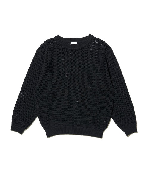 crepuscule（クレプスキュール）の「crepuscule L-G Mesh P/O (2501-004)（Tシャツ/カットソー・メンズ・ブラック/グレー・0/1/2）」の3枚目の写真