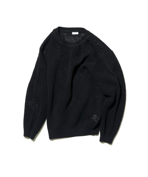 crepuscule（クレプスキュール）の「crepuscule L-G Mesh P/O (2501-004)（Tシャツ/カットソー・メンズ・ブラック/グレー・0/1/2）」の7枚目の写真