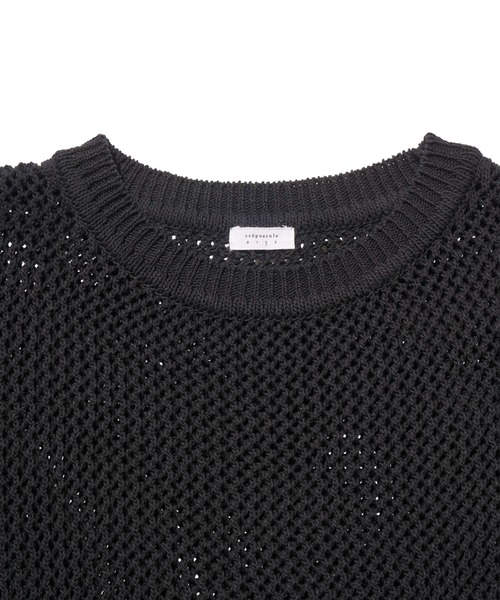crepuscule（クレプスキュール）の「crepuscule L-G Mesh P/O (2501-004)（Tシャツ/カットソー・メンズ・ブラック/グレー・0/1/2）」の9枚目の写真