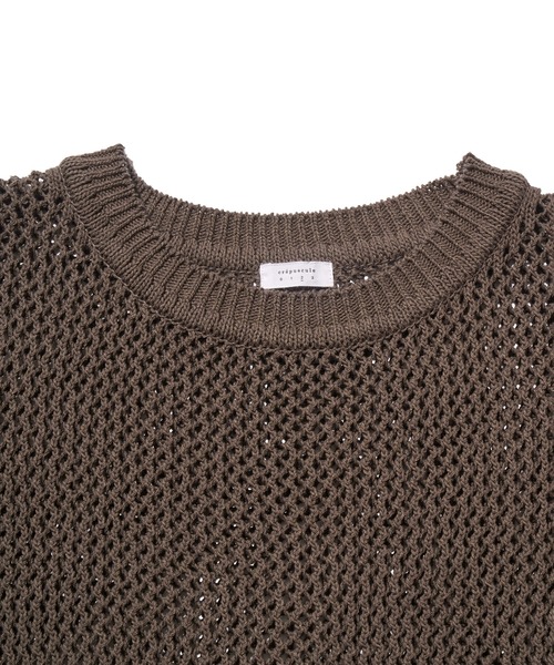 crepuscule（クレプスキュール）の「crepuscule L-G Mesh P/O (2501-004)（Tシャツ/カットソー・メンズ・ブラック/グレー・0/1/2）」の10枚目の写真