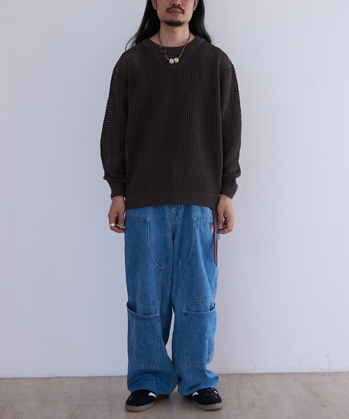 crepuscule（クレプスキュール）の「crepuscule L-G Mesh P/O (2501-004)（Tシャツ/カットソー・メンズ・ブラック/グレー・0/1/2）」の22枚目の写真