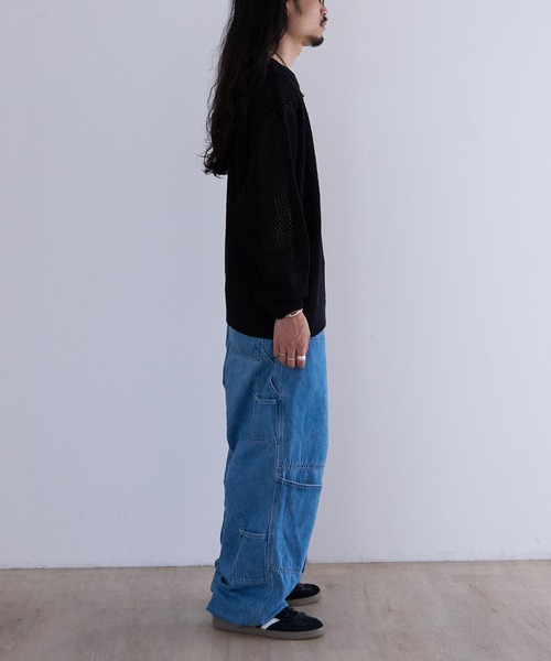 crepuscule（クレプスキュール）の「crepuscule L-G Mesh P/O (2501-004)（Tシャツ/カットソー・メンズ・ブラック/グレー・0/1/2）」の18枚目の写真