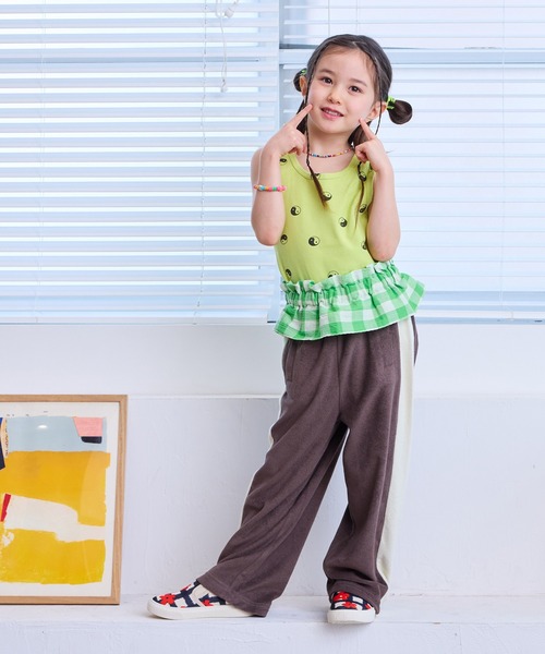 Life Support Products（ライフサポートプロダクツ）の「パイルトラックパンツ（その他パンツ・キッズ・グリーン/ブラウン/ネイビー・90/100/110/120/130/140/150）」の15枚目の写真