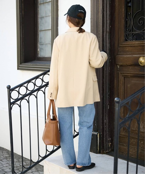 SLOBE IENA(スローブイエナ)の「《3サイズ展開/追加6》LE DENIM ストレートデニムパンツ(その他パンツ・レディース・サックスブルー・38/34/36)」の2枚目の写真