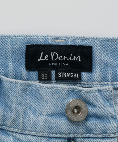 SLOBE IENA(スローブイエナ)の「《3サイズ展開/追加6》LE DENIM ストレートデニムパンツ(その他パンツ・レディース・サックスブルー・38/34/36)」の10枚目の写真