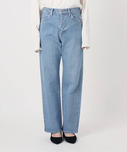 SLOBE IENA(スローブイエナ)の「《3サイズ展開/追加6》LE DENIM ストレートデニムパンツ(その他パンツ・レディース・サックスブルー・38/34/36)」の7枚目の写真