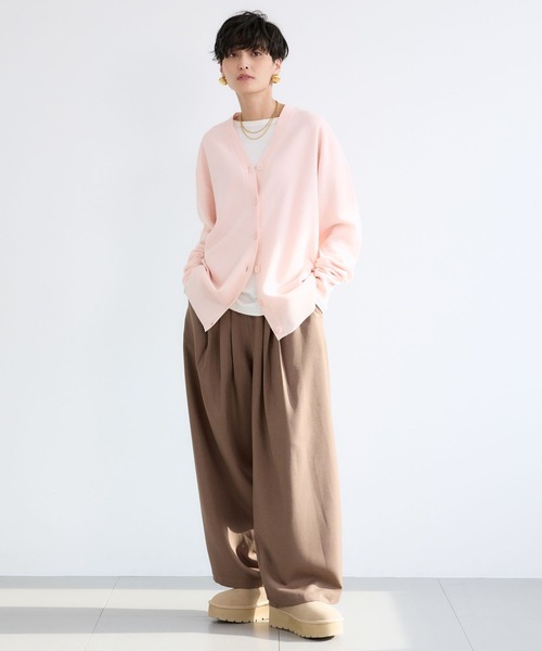 BARNYARDSTORM(バンヤードストーム)の「BARNYARDSTORM / ミドルライトカーデ / ハンドウォッシャブル(カーディガン/ボレロ・レディース・ベージュ/ピンク/チャコールグレー/グレー/ライトグリーン/ホワイト・FREE)」の8枚目の写真