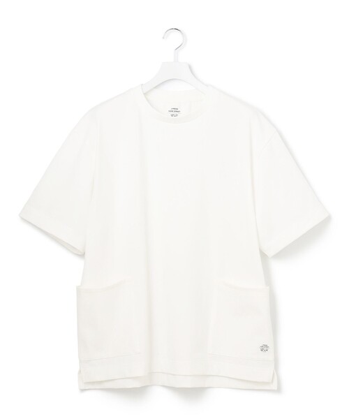 J.PRESS YORK STREET(ジェイプレスヨークストリート)の「【UNISEX】ワンポイントプリント Tシャツ(Tシャツ/カットソー・メンズ・ホワイト系/ネイビー系/ライトグリーン系/グレー系/ダルブルー系・LARGE/MEDIUM/SMALL)」の2枚目の写真