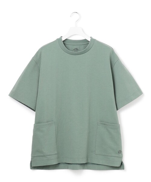 J.PRESS YORK STREET(ジェイプレスヨークストリート)の「【UNISEX】ワンポイントプリント Tシャツ(Tシャツ/カットソー・メンズ・ホワイト系/ネイビー系/ライトグリーン系/グレー系/ダルブルー系・LARGE/MEDIUM/SMALL)」の3枚目の写真