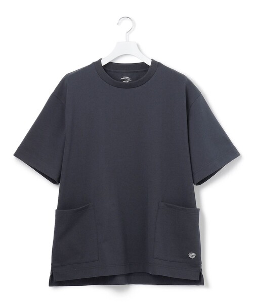 J.PRESS YORK STREET(ジェイプレスヨークストリート)の「【UNISEX】ワンポイントプリント Tシャツ(Tシャツ/カットソー・メンズ・ホワイト系/ネイビー系/ライトグリーン系/グレー系/ダルブルー系・LARGE/MEDIUM/SMALL)」の4枚目の写真