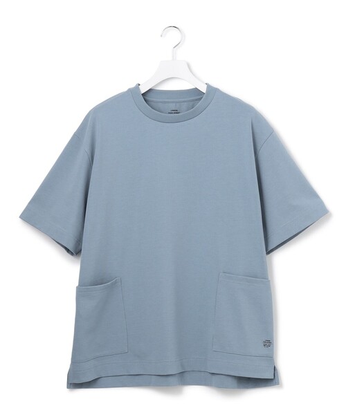 J.PRESS YORK STREET(ジェイプレスヨークストリート)の「【UNISEX】ワンポイントプリント Tシャツ(Tシャツ/カットソー・メンズ・ホワイト系/ネイビー系/ライトグリーン系/グレー系/ダルブルー系・LARGE/MEDIUM/SMALL)」の5枚目の写真