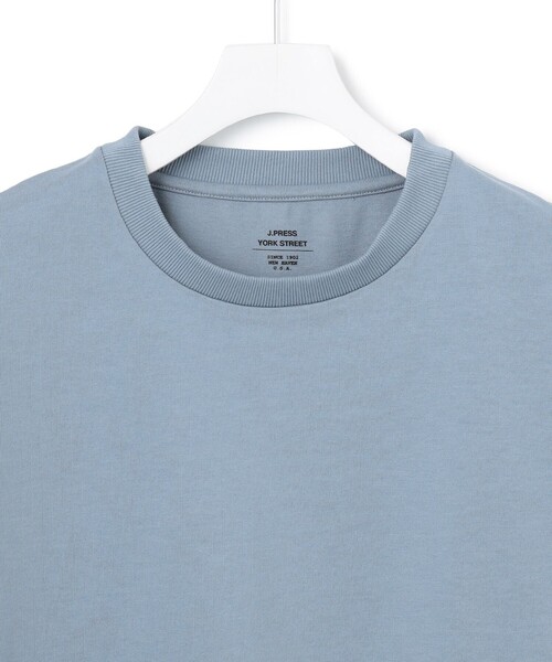 J.PRESS YORK STREET(ジェイプレスヨークストリート)の「【UNISEX】ワンポイントプリント Tシャツ(Tシャツ/カットソー・メンズ・ホワイト系/ネイビー系/ライトグリーン系/グレー系/ダルブルー系・LARGE/MEDIUM/SMALL)」の7枚目の写真
