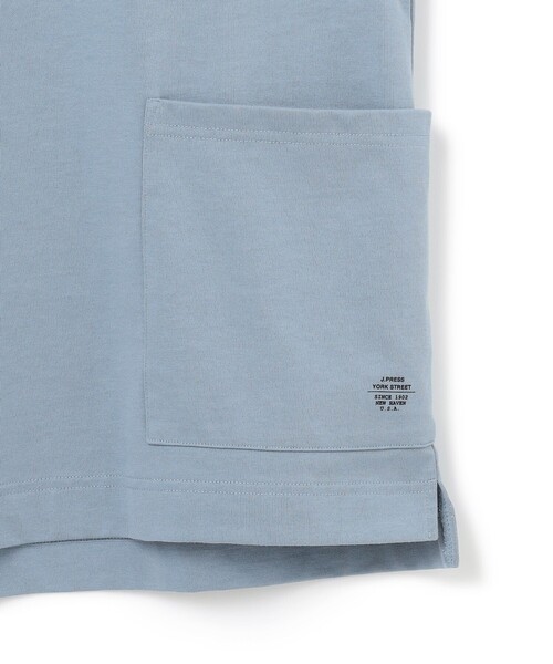 J.PRESS YORK STREET(ジェイプレスヨークストリート)の「【UNISEX】ワンポイントプリント Tシャツ(Tシャツ/カットソー・メンズ・ホワイト系/ネイビー系/ライトグリーン系/グレー系/ダルブルー系・LARGE/MEDIUM/SMALL)」の9枚目の写真