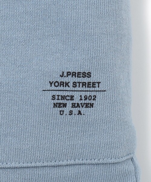 J.PRESS YORK STREET(ジェイプレスヨークストリート)の「【UNISEX】ワンポイントプリント Tシャツ(Tシャツ/カットソー・メンズ・ホワイト系/ネイビー系/ライトグリーン系/グレー系/ダルブルー系・LARGE/MEDIUM/SMALL)」の10枚目の写真