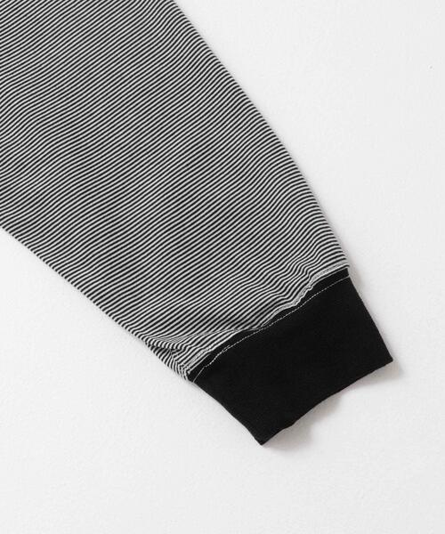 FORK&SPOON（フォークアンドスプーン）の「FORK&SPOON　CAVEボーダーロングスリーブTシャツ（Tシャツ/カットソー・メンズ・ホワイト系その他/ブラック系その他・5/4）」の16枚目の写真