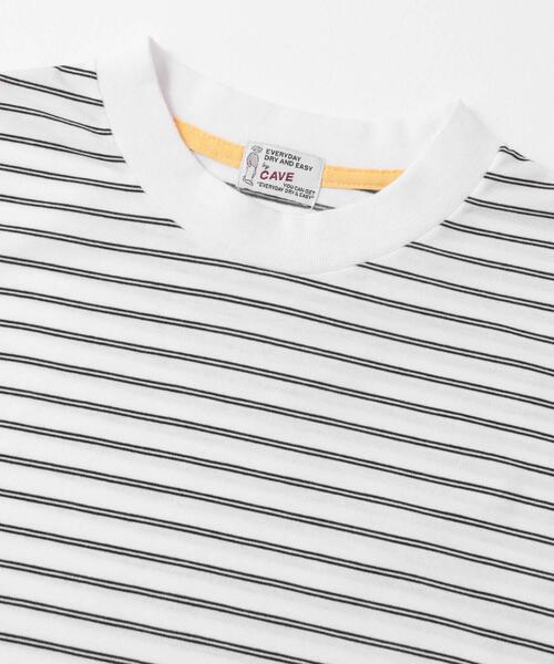 FORK&SPOON（フォークアンドスプーン）の「FORK&SPOON　CAVEボーダーロングスリーブTシャツ（Tシャツ/カットソー・メンズ・ホワイト系その他/ブラック系その他・5/4）」の6枚目の写真