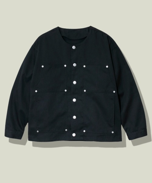 go slow caravan(ゴースローキャラバン)の「Mountain Mania/マウンテンマニア MULTI POCKET COVERALL(カバーオール・メンズ・オリーブ/タン/ブラック・MEDIUM/X-LARGE/LARGE)」の2枚目の写真