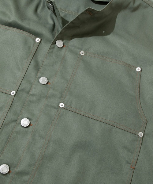 go slow caravan(ゴースローキャラバン)の「Mountain Mania/マウンテンマニア MULTI POCKET COVERALL(カバーオール・メンズ・オリーブ/タン/ブラック・MEDIUM/X-LARGE/LARGE)」の5枚目の写真