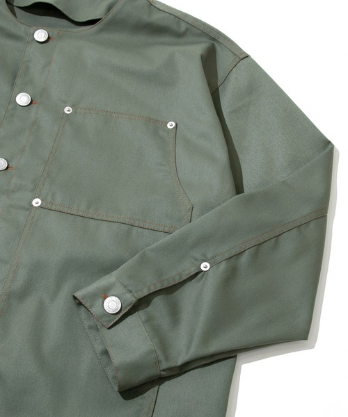 go slow caravan(ゴースローキャラバン)の「Mountain Mania/マウンテンマニア MULTI POCKET COVERALL(カバーオール・メンズ・オリーブ/タン/ブラック・MEDIUM/X-LARGE/LARGE)」の7枚目の写真