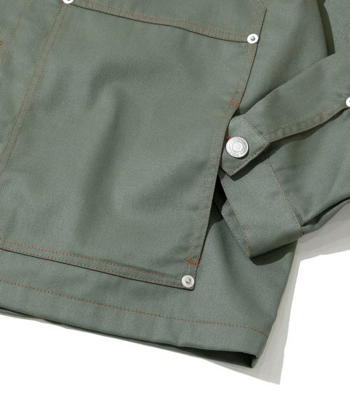 go slow caravan(ゴースローキャラバン)の「Mountain Mania/マウンテンマニア MULTI POCKET COVERALL(カバーオール・メンズ・オリーブ/タン/ブラック・MEDIUM/X-LARGE/LARGE)」の8枚目の写真