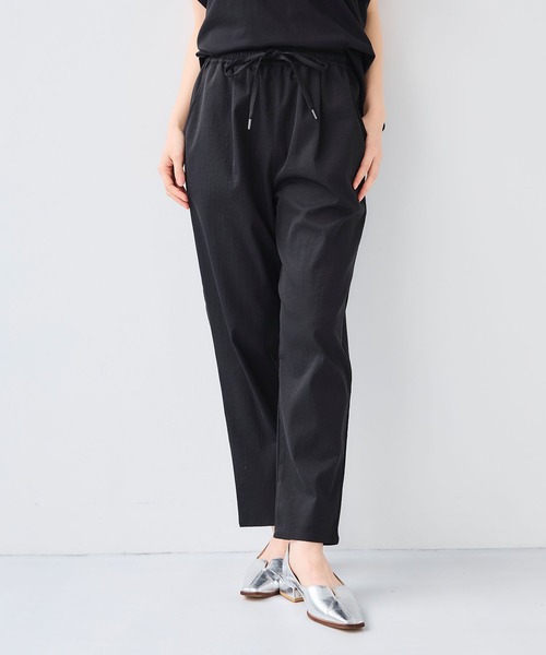 CROSS FUNCTION（クロスファンクション）の「《吸水速乾》エブ楽 きれいめイージーパンツ【CF/クロスファンクション】（その他パンツ・レディース・ライトピンク/アイボリー/カーキ/ネイビー/ベージュ/ブラック/オリーブ/ライトベージュ/サックスブルー・LL/L/M）」の18枚目の写真