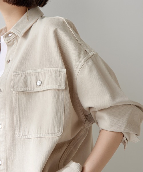 ドロップデニムシャツ（シャツ/ブラウス）｜Whim Gazette（ウィム