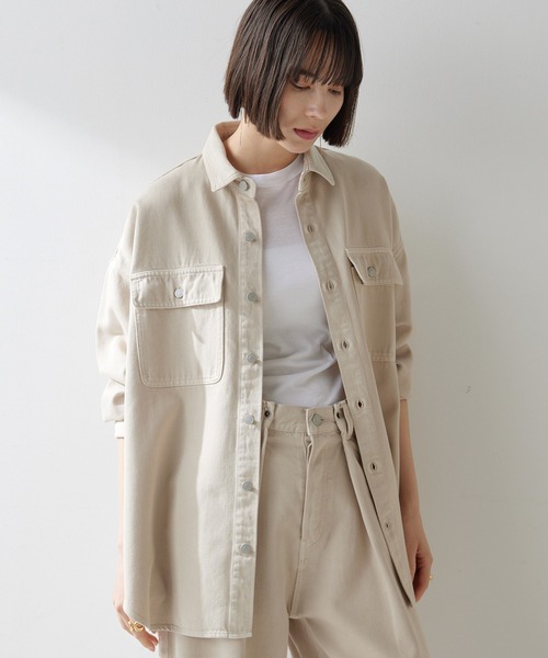 ドロップデニムシャツ（シャツ/ブラウス）｜Whim Gazette（ウィム