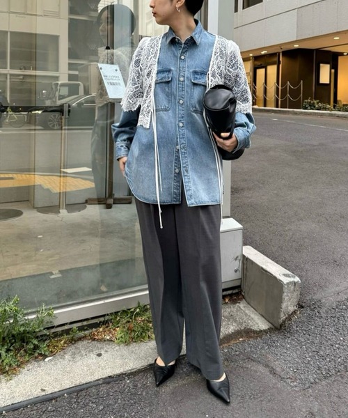 ドロップデニムシャツ（シャツ/ブラウス）｜Whim Gazette（ウィム