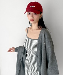 EIMY ISTOIRE | ロゴカーデワンピースニットセットアップ(カーディガン/ボレロ)