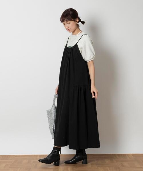 Lee(リー)の「Lee(リー)【レディース】【WEB限定】キャミソールドレス(ワンピース・レディース・ブラック・M)」の15枚目の写真