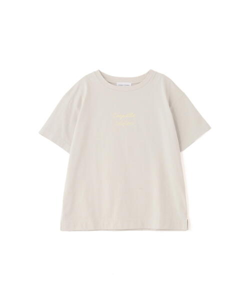 human woman（ヒューマンウーマン）の「◆ロゴＴシャツ（Tシャツ/カットソー・レディース・ホワイト/ブルー/グレー・MEDIUM）」の7枚目の写真