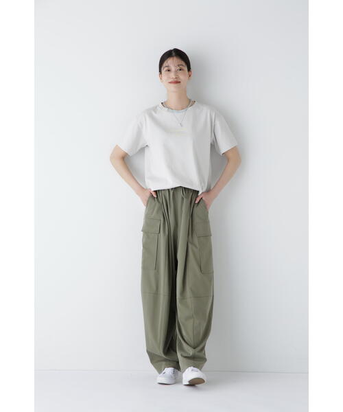 human woman（ヒューマンウーマン）の「◆ロゴＴシャツ（Tシャツ/カットソー・レディース・ホワイト/ブルー/グレー・MEDIUM）」の8枚目の写真