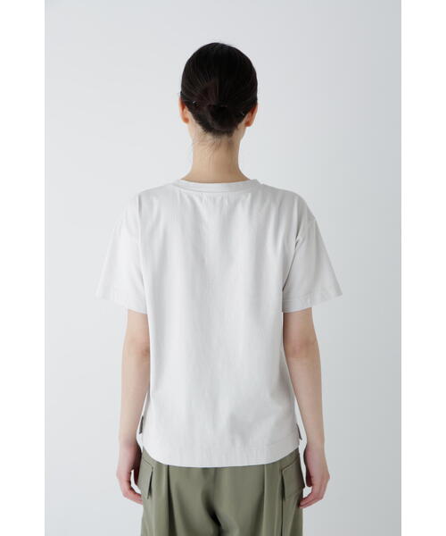 human woman（ヒューマンウーマン）の「◆ロゴＴシャツ（Tシャツ/カットソー・レディース・ホワイト/ブルー/グレー・MEDIUM）」の10枚目の写真