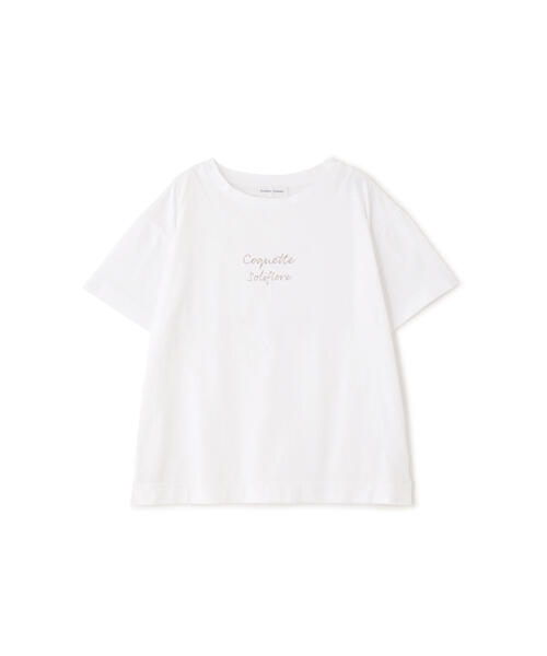 human woman（ヒューマンウーマン）の「◆ロゴＴシャツ（Tシャツ/カットソー・レディース・ホワイト/ブルー/グレー・MEDIUM）」の12枚目の写真