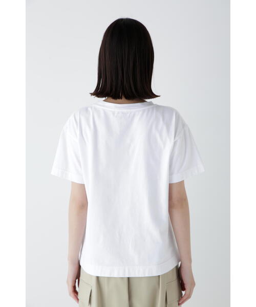 human woman（ヒューマンウーマン）の「◆ロゴＴシャツ（Tシャツ/カットソー・レディース・ホワイト/ブルー/グレー・MEDIUM）」の16枚目の写真