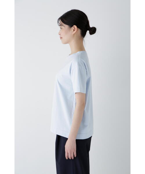 human woman（ヒューマンウーマン）の「◆ロゴＴシャツ（Tシャツ/カットソー・レディース・ホワイト/ブルー/グレー・MEDIUM）」の21枚目の写真