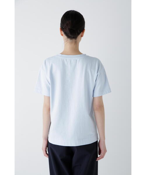 human woman（ヒューマンウーマン）の「◆ロゴＴシャツ（Tシャツ/カットソー・レディース・ホワイト/ブルー/グレー・MEDIUM）」の22枚目の写真